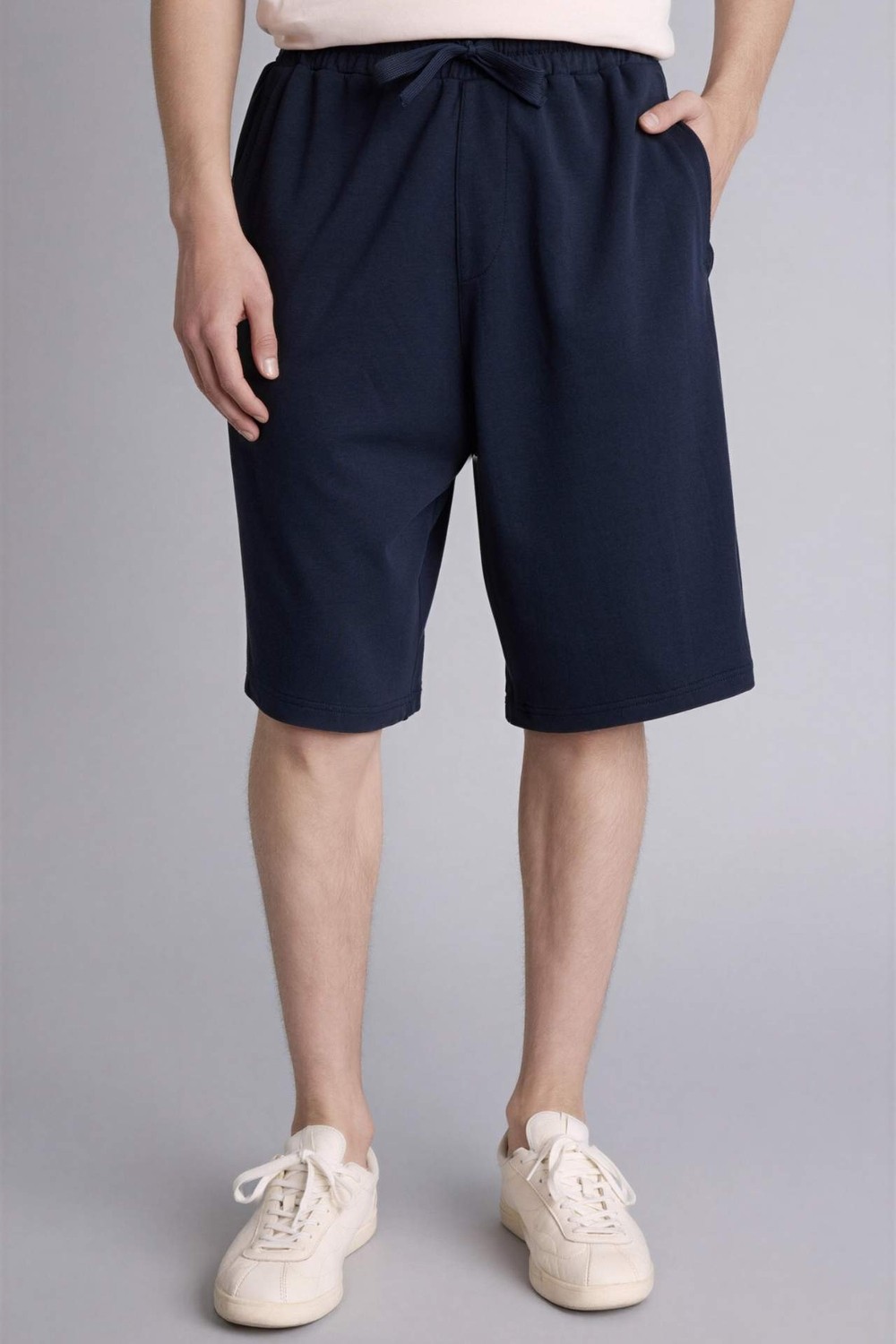 DeFacto Baggy Fit Elastik Bağlamalı Bel Uzun Şort G4183AX26SM