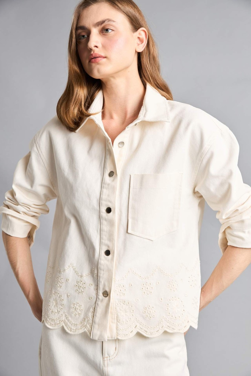 DeFacto %100 Pamuk Regular Fit Gömlek Yaka Gabardin Blazer Ceket H2578AX26SM