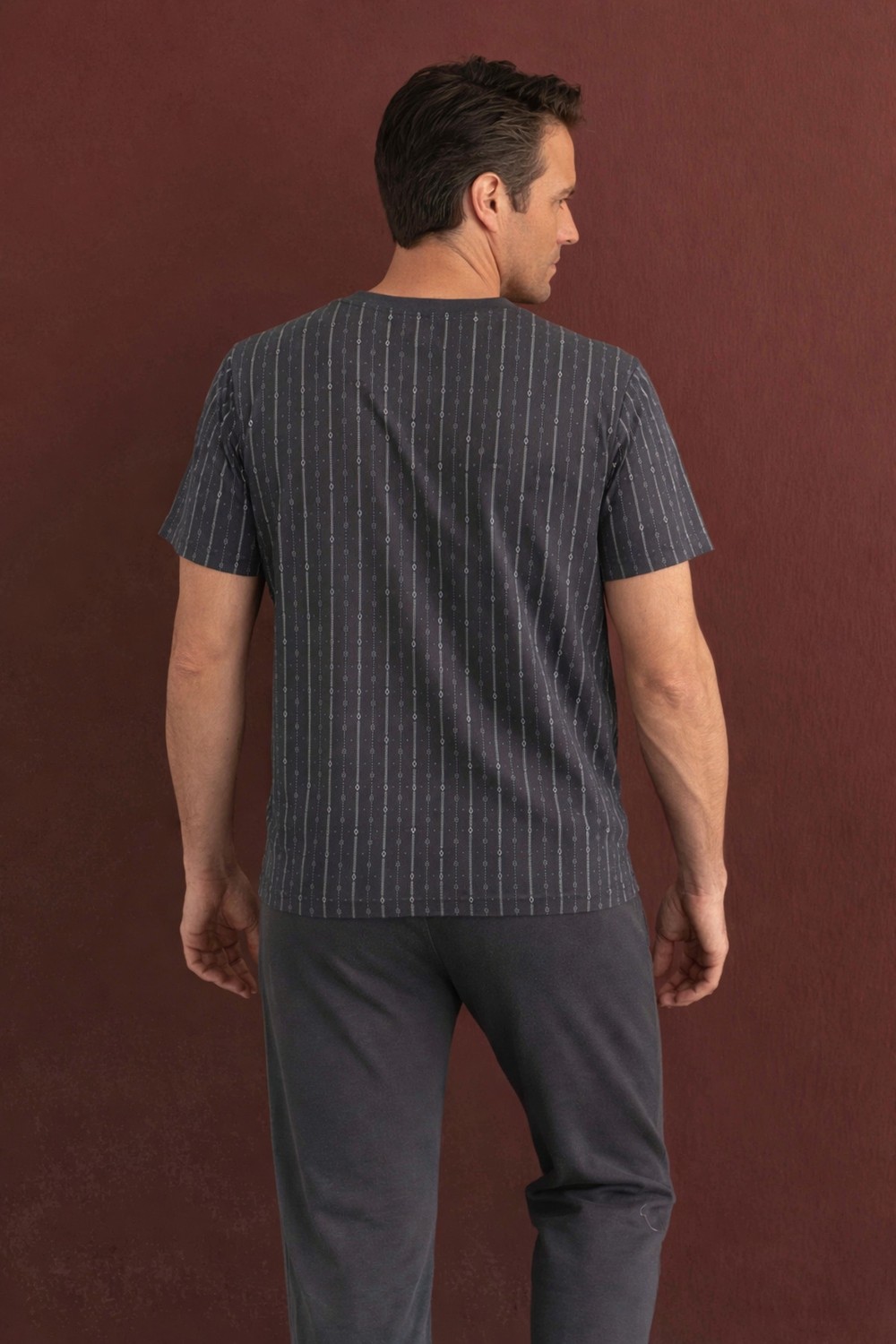 Çağrı Homewear %100 Koton Pijama Takımı Uzun görsel 2