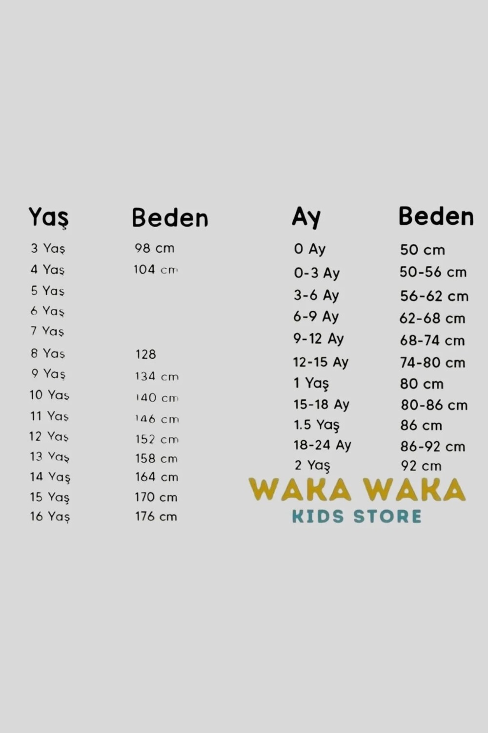 Waka Waka Kids Store Kız Çocuk Füme Paçası Lastikli Jogger Jean Pantolon görsel 4