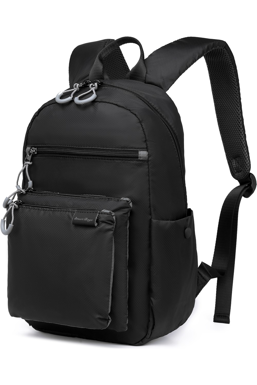 Smart Bags Açık Gri Günlük Orta Boy Hafif Kumaş Kadın Sırt Çantası görsel 3