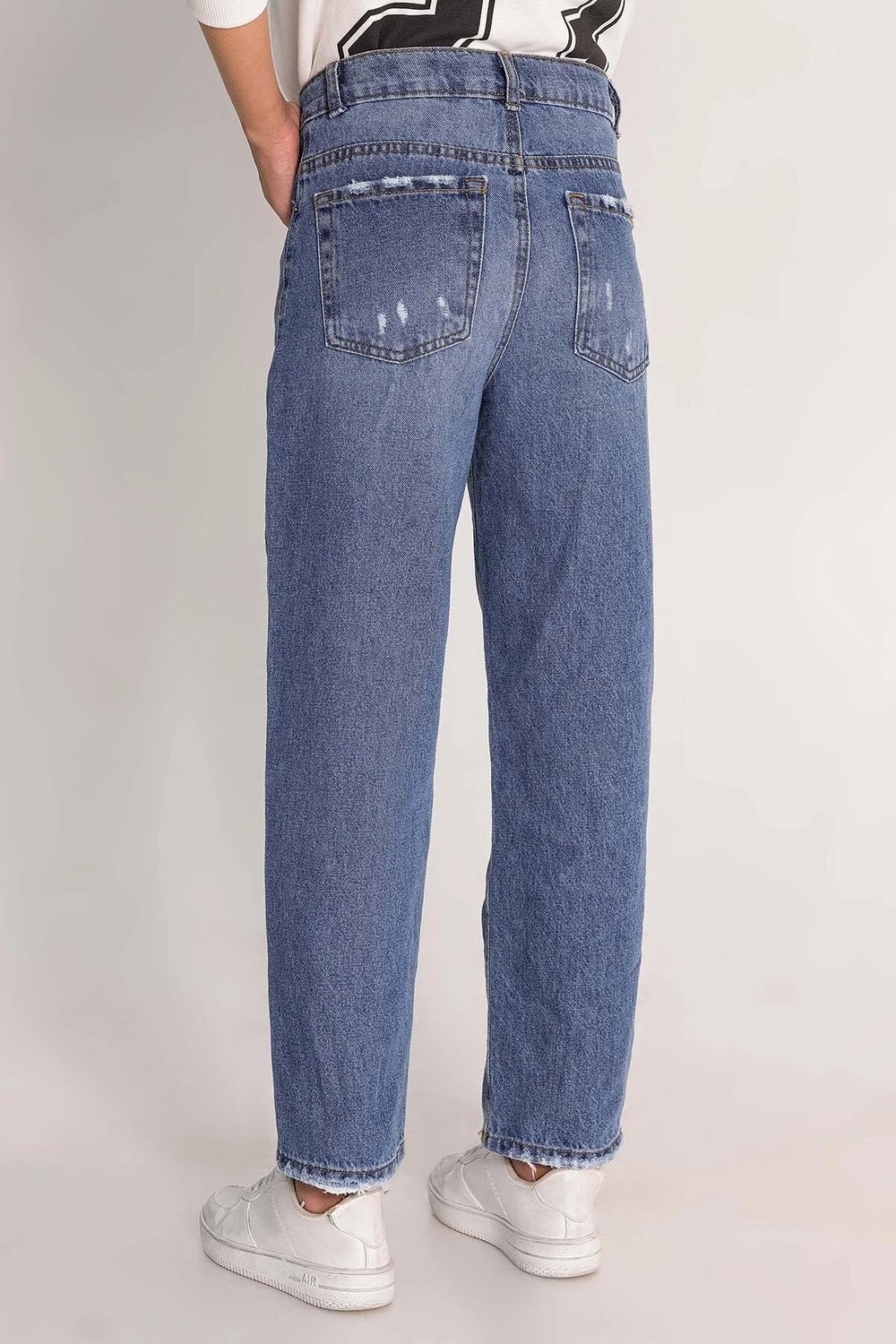 Waka Waka Rahat Kalıp Denim Kız Çocuk Pantolon görsel 2
