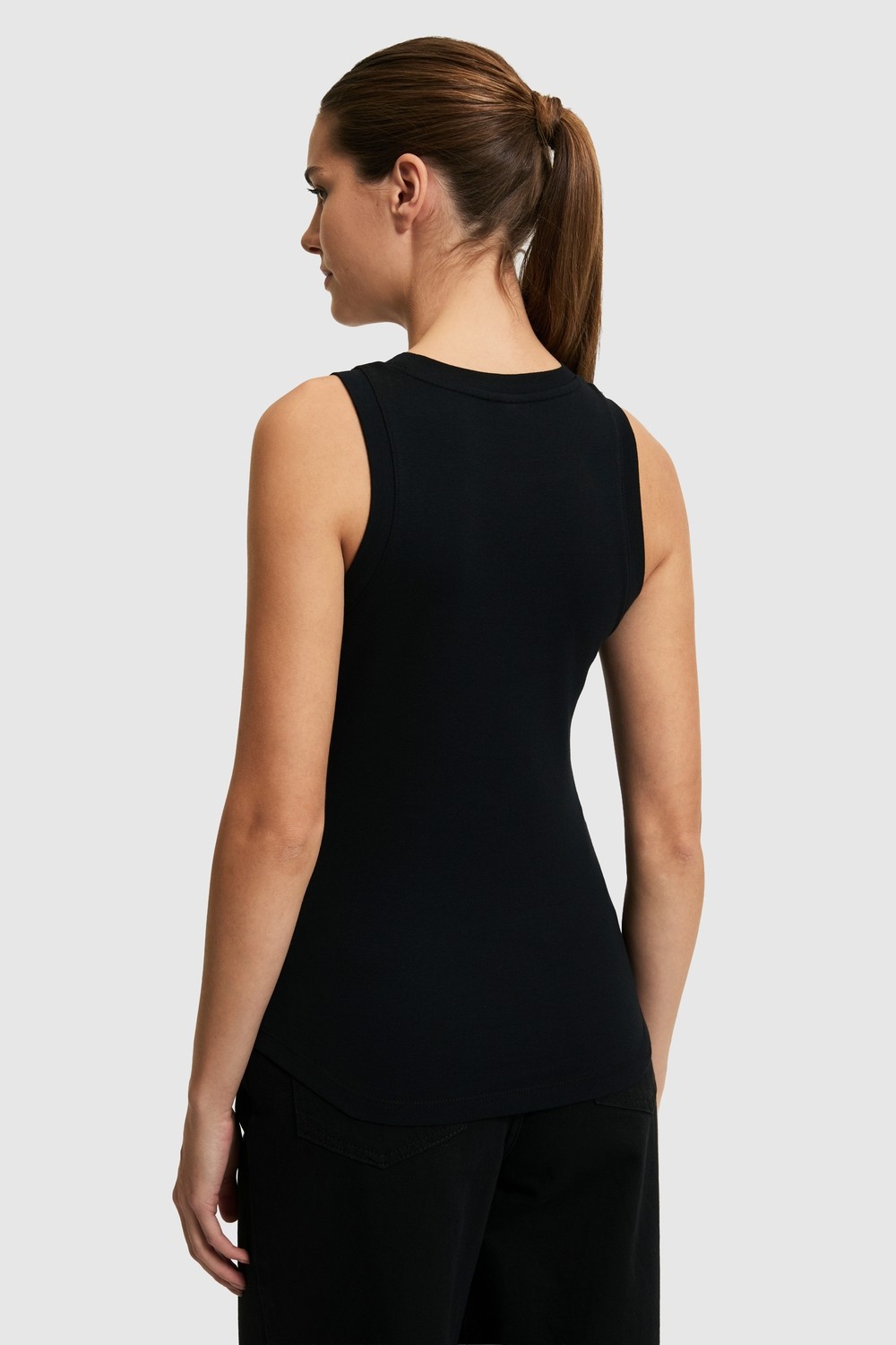 U.S. Polo Assn. Kadın Lacivert Basic Tişört 50321799-VR033 görsel 6