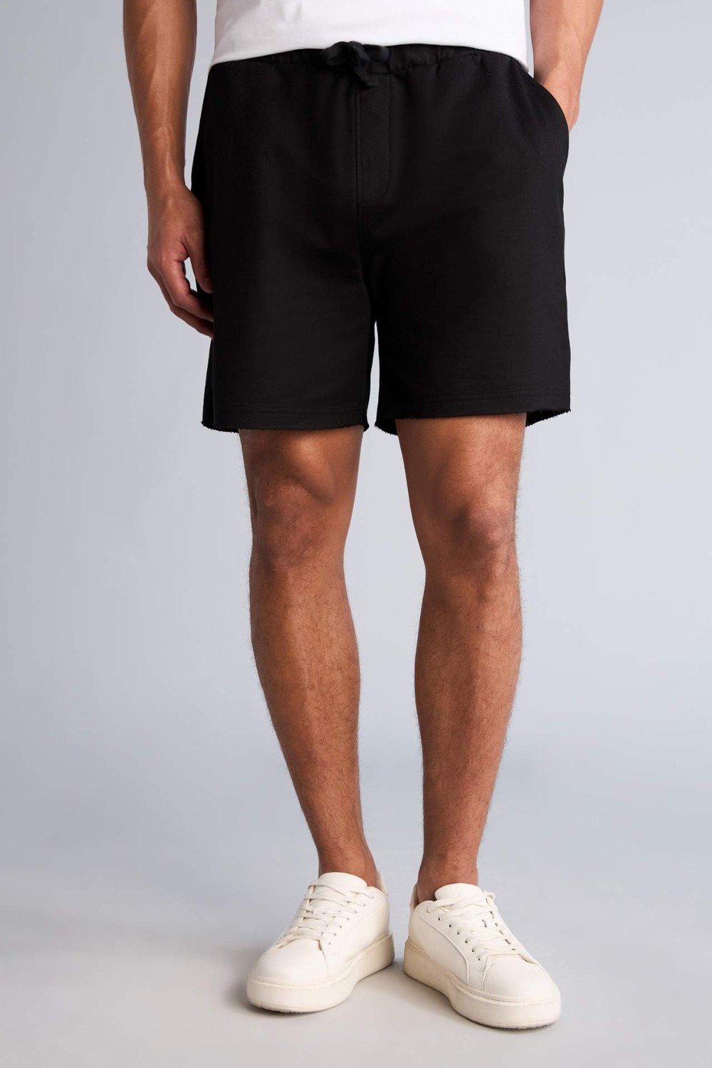 DeFacto %100 Pamuk Slim Fit Beli Lastikli Basic Diz Üstü Şort G4743AX26SM görsel 3