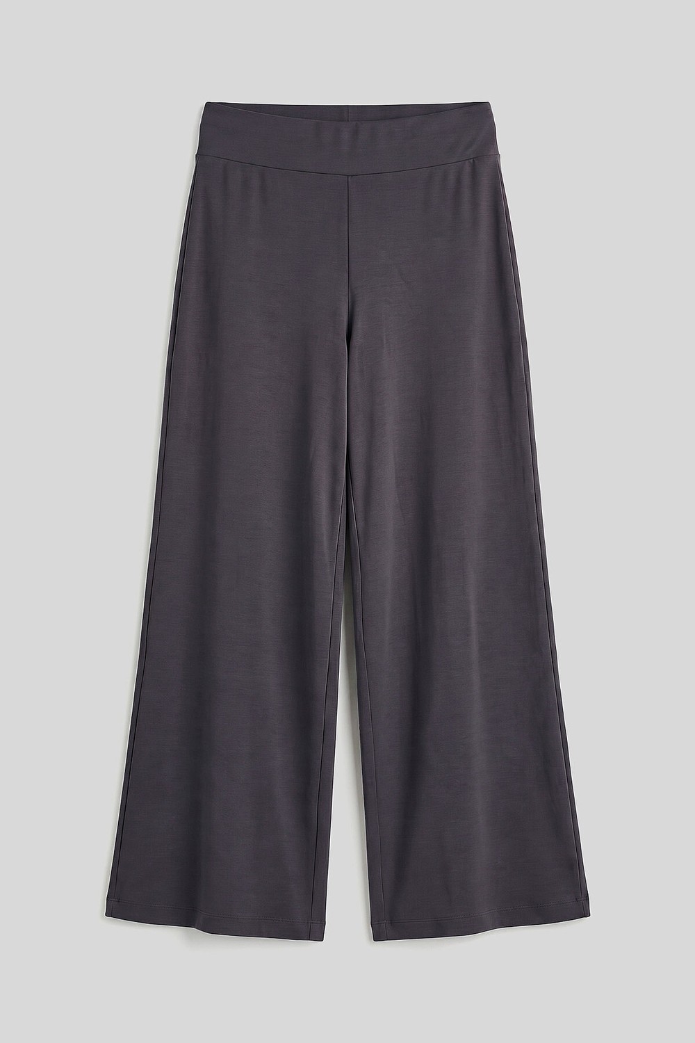 Tommy Life Siyah Comfort Fit Geniş Paça Korsajlı Palazzo Kadın Pantolon - 94681