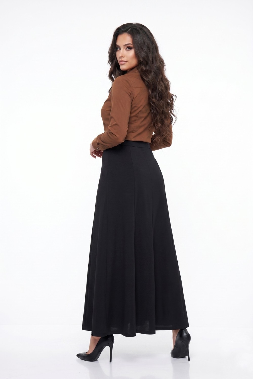 Nazal Kadın Kumaş Etek Lastikli Kemer Balık Model BGL-ST05512 görsel 8