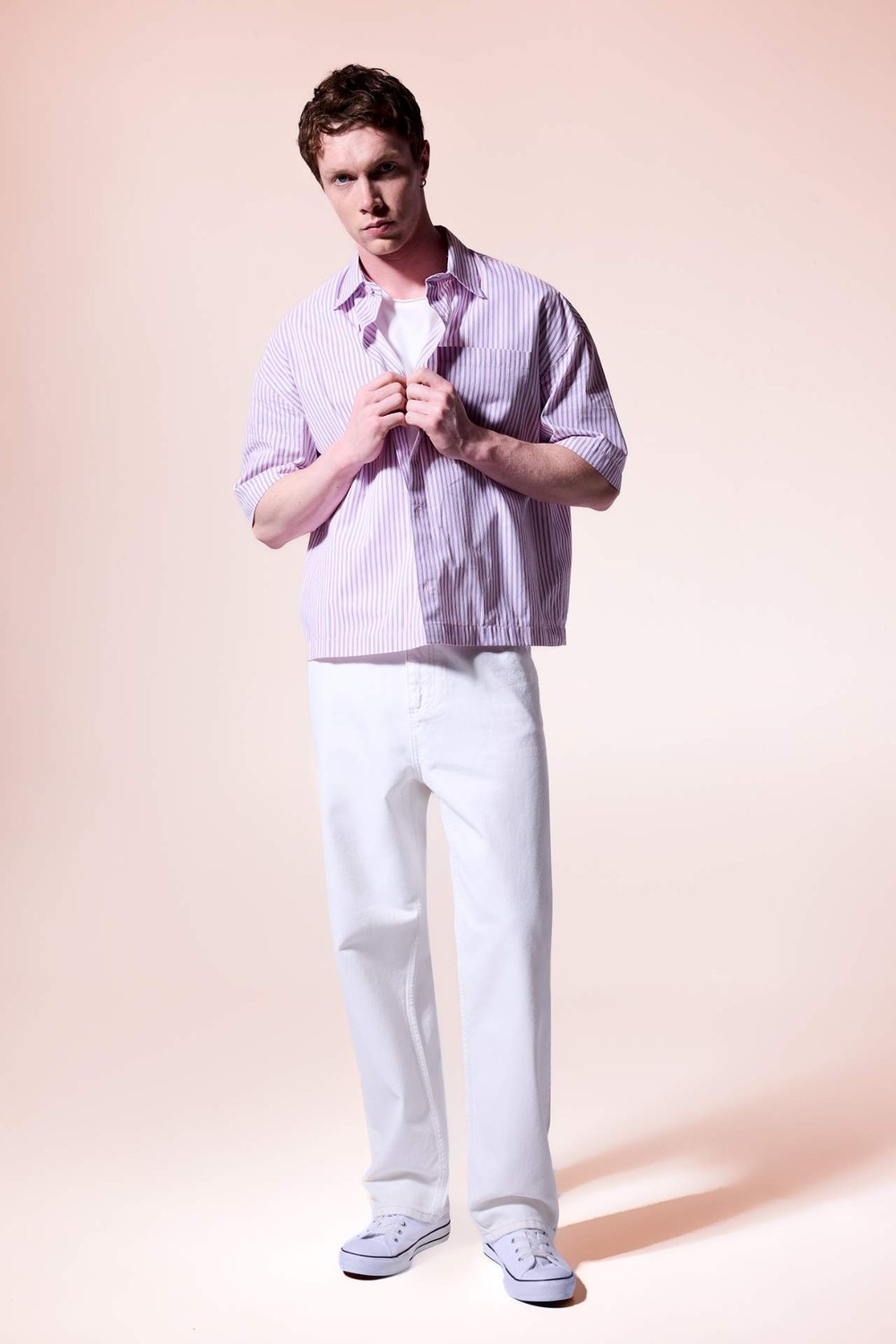 DeFacto Baggy Fit Normal Bel Geniş Paça Jean Pantolon F6646AX26SM görsel 2