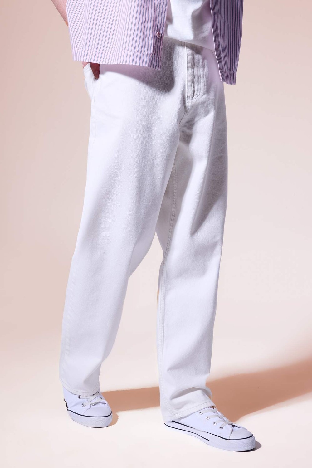 DeFacto Baggy Fit Normal Bel Geniş Paça Jean Pantolon F6646AX26SM görsel 3