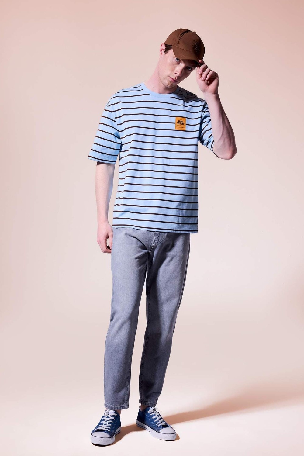 DeFacto Slim Tapered Fit Normal Bel Daralan Paça Jean Pantolon H6595AX26SM görsel 2