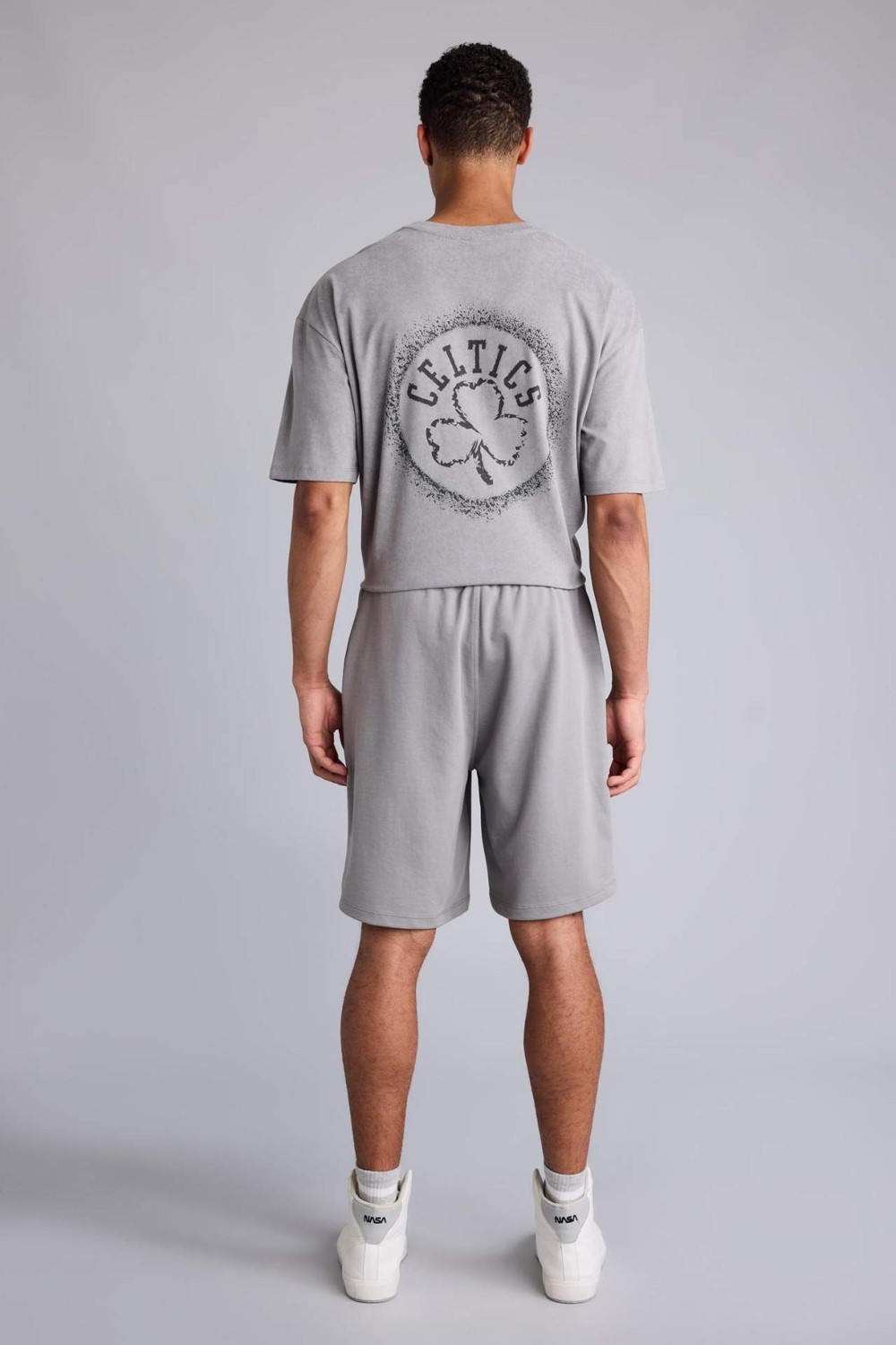 DeFacto NBA Boston Celtics Standart Fit Şort G0920AX26SM görsel 6