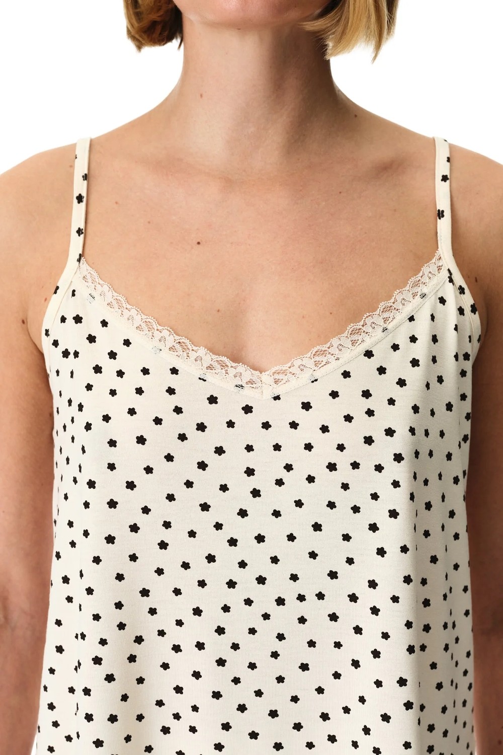 Penti Bej Fleur Çiçekli Dantelli Şort Pijama Takımı görsel 2