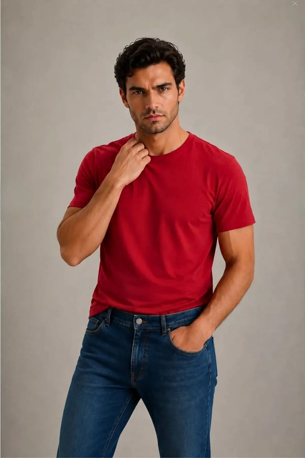 Guaraz Erkek Beyaz Slimfit Dar Kesim Bisiklet Yaka %100 Organik Pamuk Düz Basic Yazlık T-Shirt görsel 6