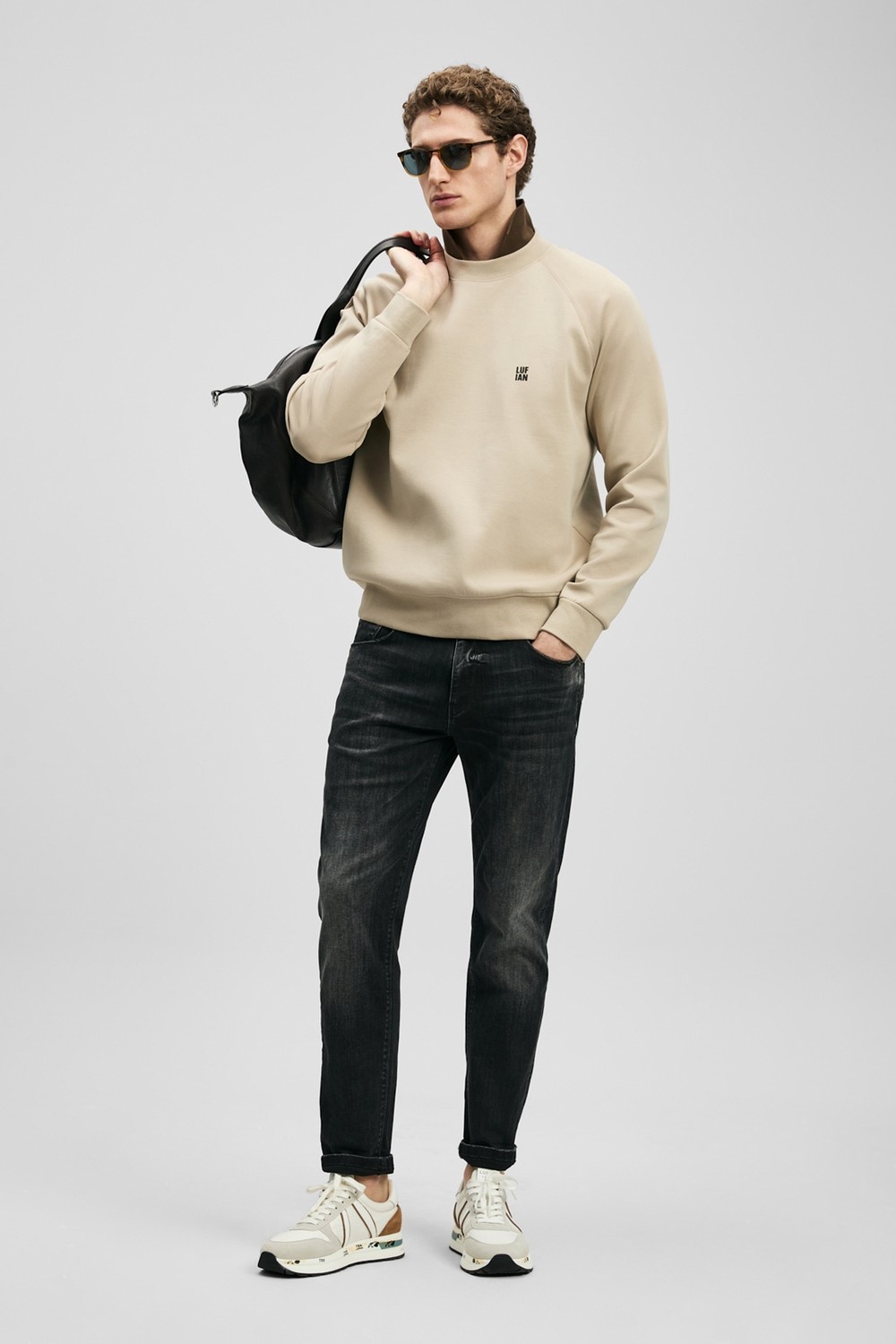 Lufian Luta Smart Jean Erkek Pantolon Slim Fit Antrasit