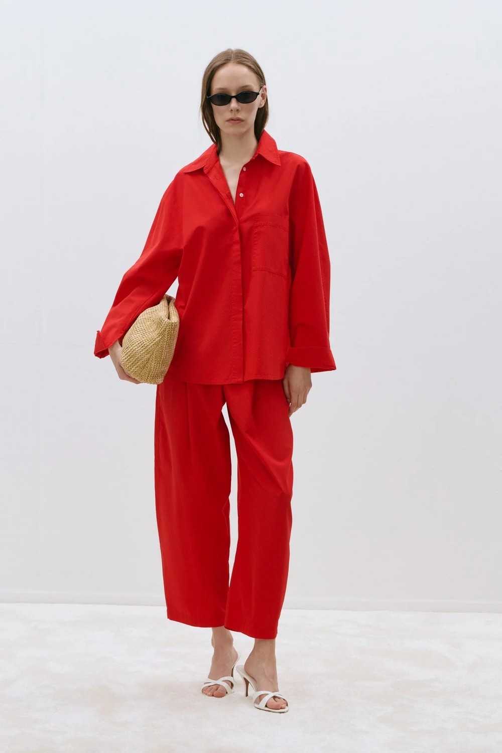 Suud Collection Bej Hasır El Çantası görsel 5