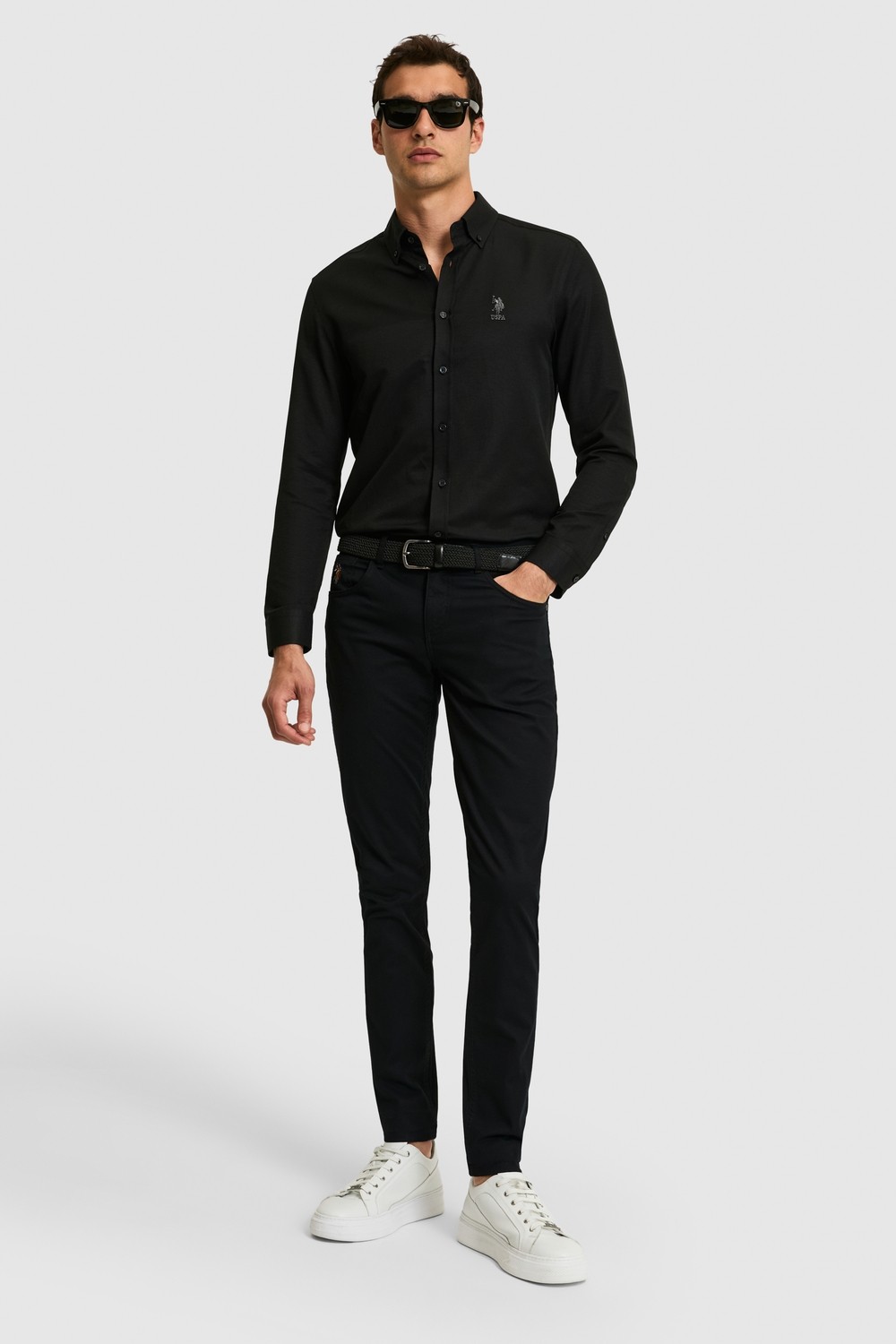 U.S. Polo Assn. Erkek Taş Kanvas / Chino Pantolon 50322356-VR049 görsel 8