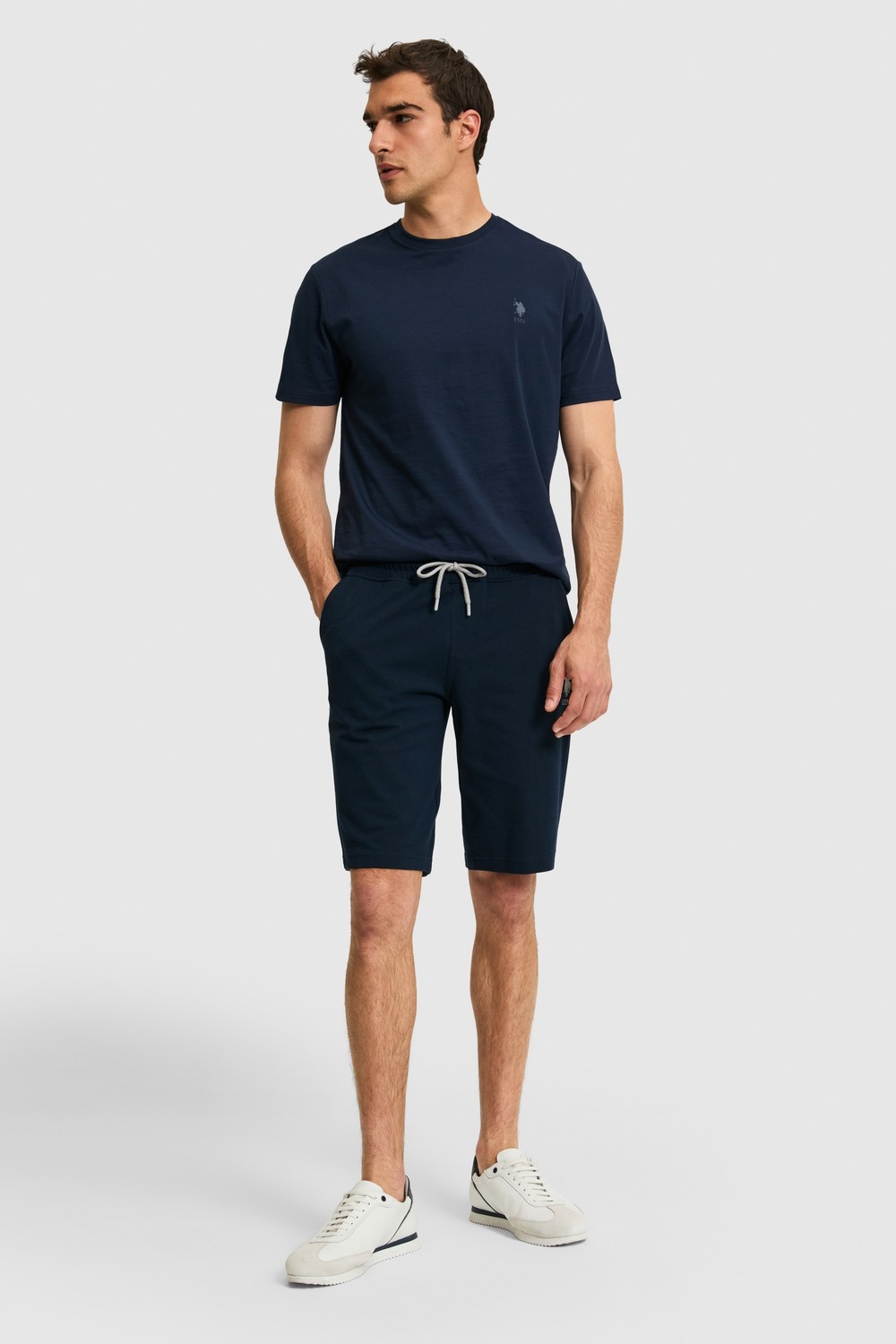 U.S. Polo Assn. Erkek Siyah Örme Şort 50322604-VR046