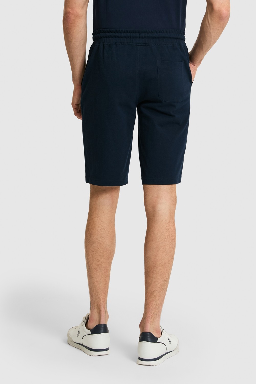 U.S. Polo Assn. Erkek Siyah Örme Şort 50322604-VR046 görsel 5