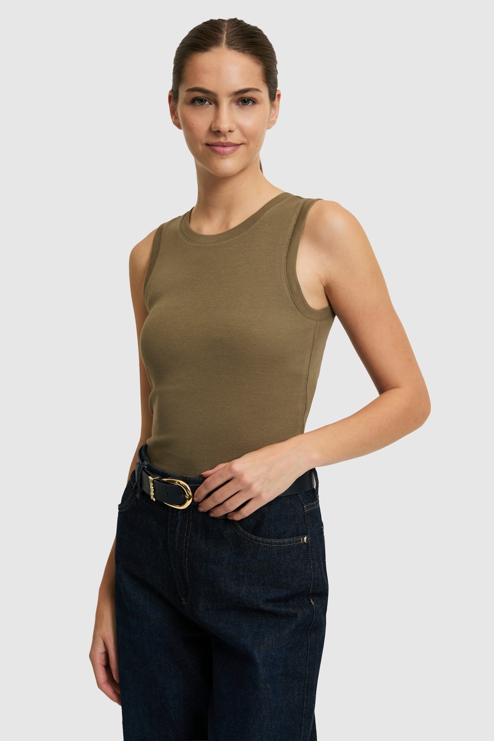 U.S. Polo Assn. Kadın Siyah Bisiklet Yaka Basic Tişört 50323534-VR046
