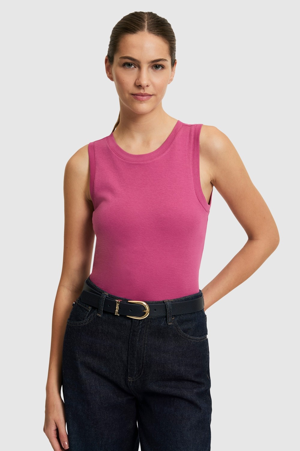 U.S. Polo Assn. Kadın Siyah Bisiklet Yaka Basic Tişört 50323534-VR046