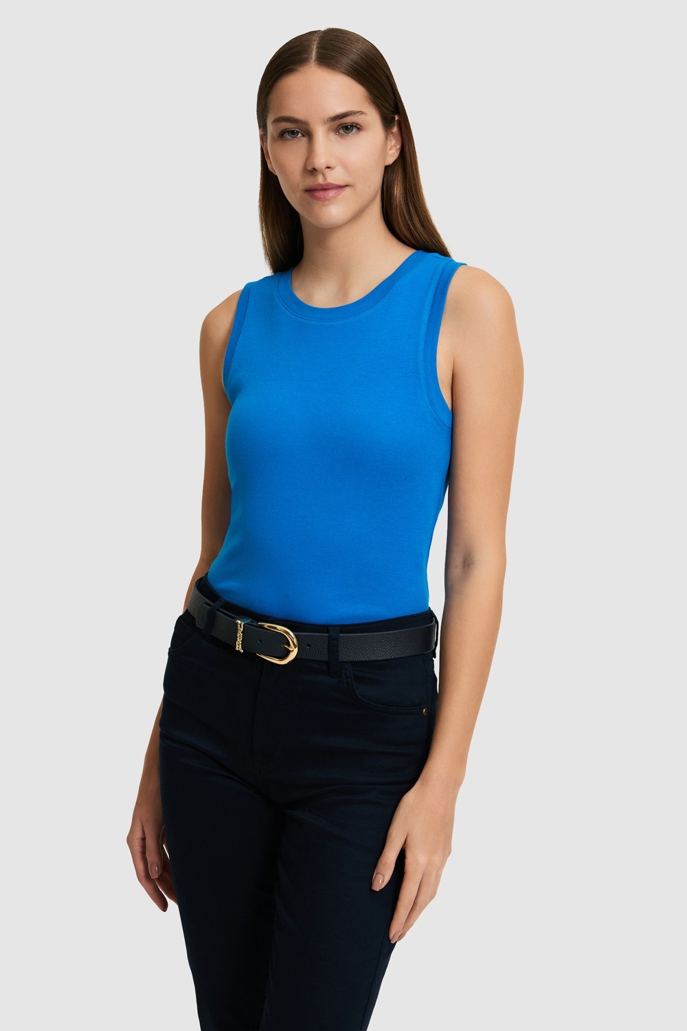 U.S. Polo Assn. Kadın Siyah Bisiklet Yaka Basic Tişört 50323534-VR046