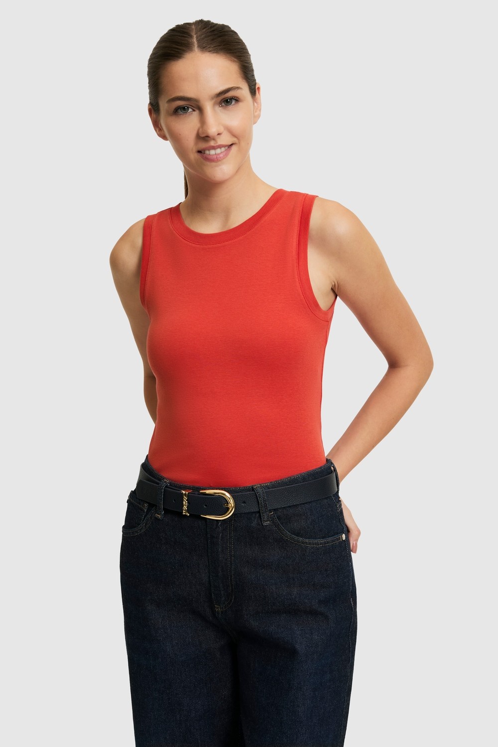 U.S. Polo Assn. Kadın Siyah Bisiklet Yaka Basic Tişört 50323534-VR046