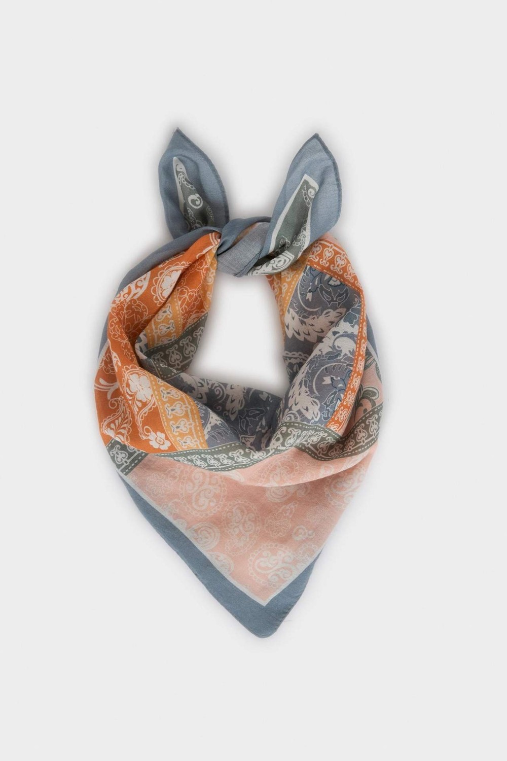 DeFacto Kadın Desenli Pamuklu Bandana A0671AX26SM görsel 2