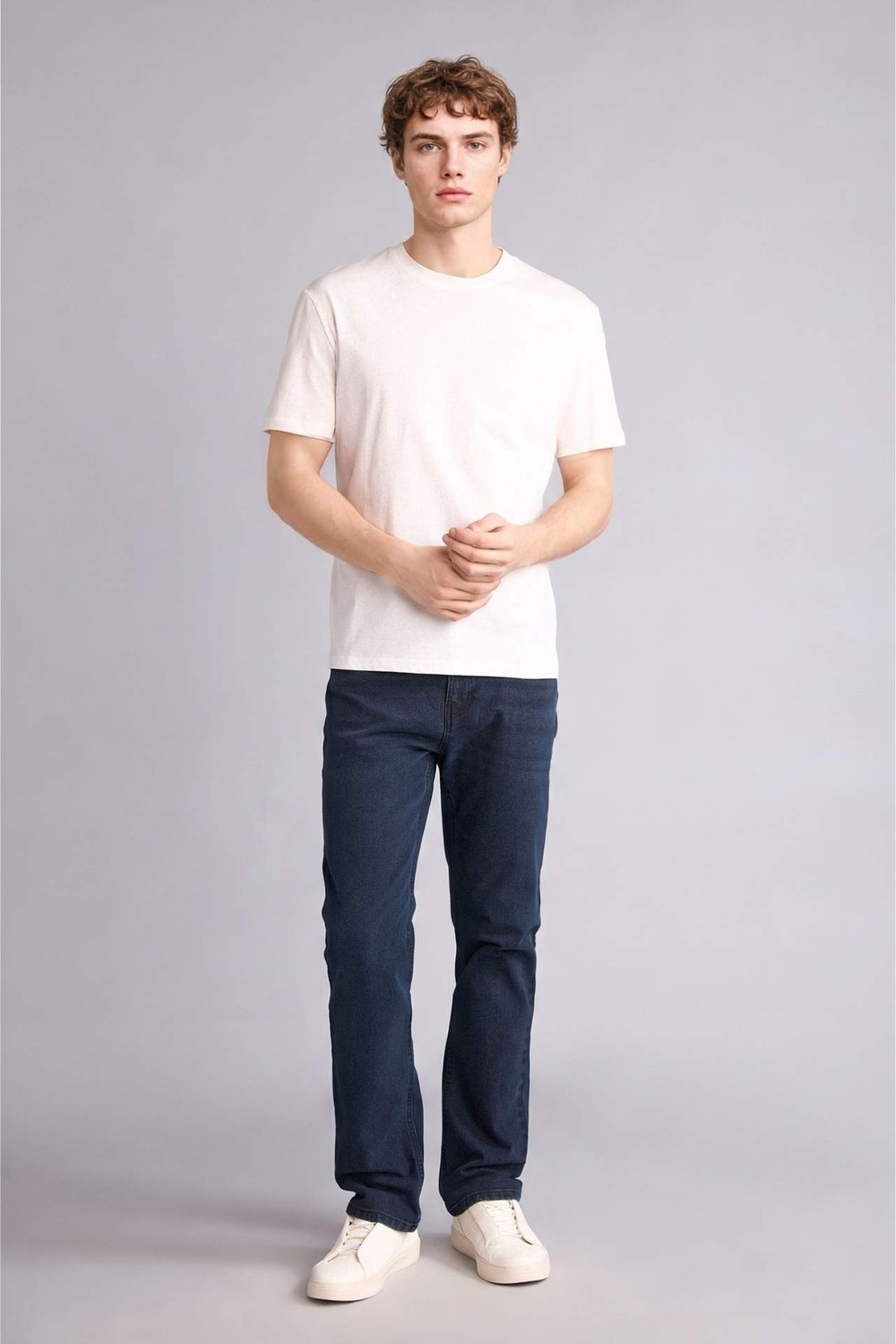 DeFacto %100 Pamuk New Regular Fit Basic Tişört V7699AZ26SP görsel 2