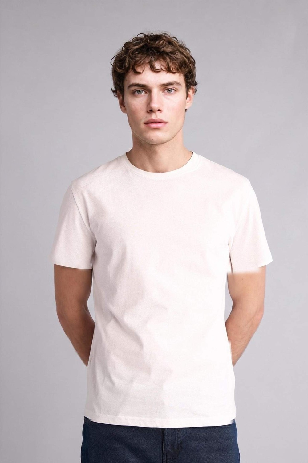 DeFacto %100 Pamuk New Regular Fit Basic Tişört V7699AZ26SP görsel 3