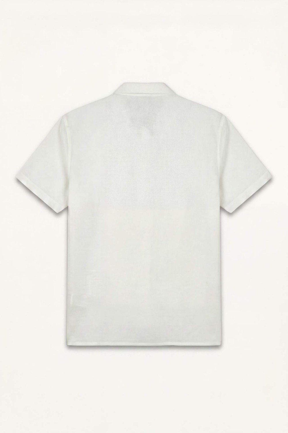 DeFacto Modern Fit Polo Yaka Keten Karışımlı Kısa Kollu Gömlek H7840AX26SM görsel 7