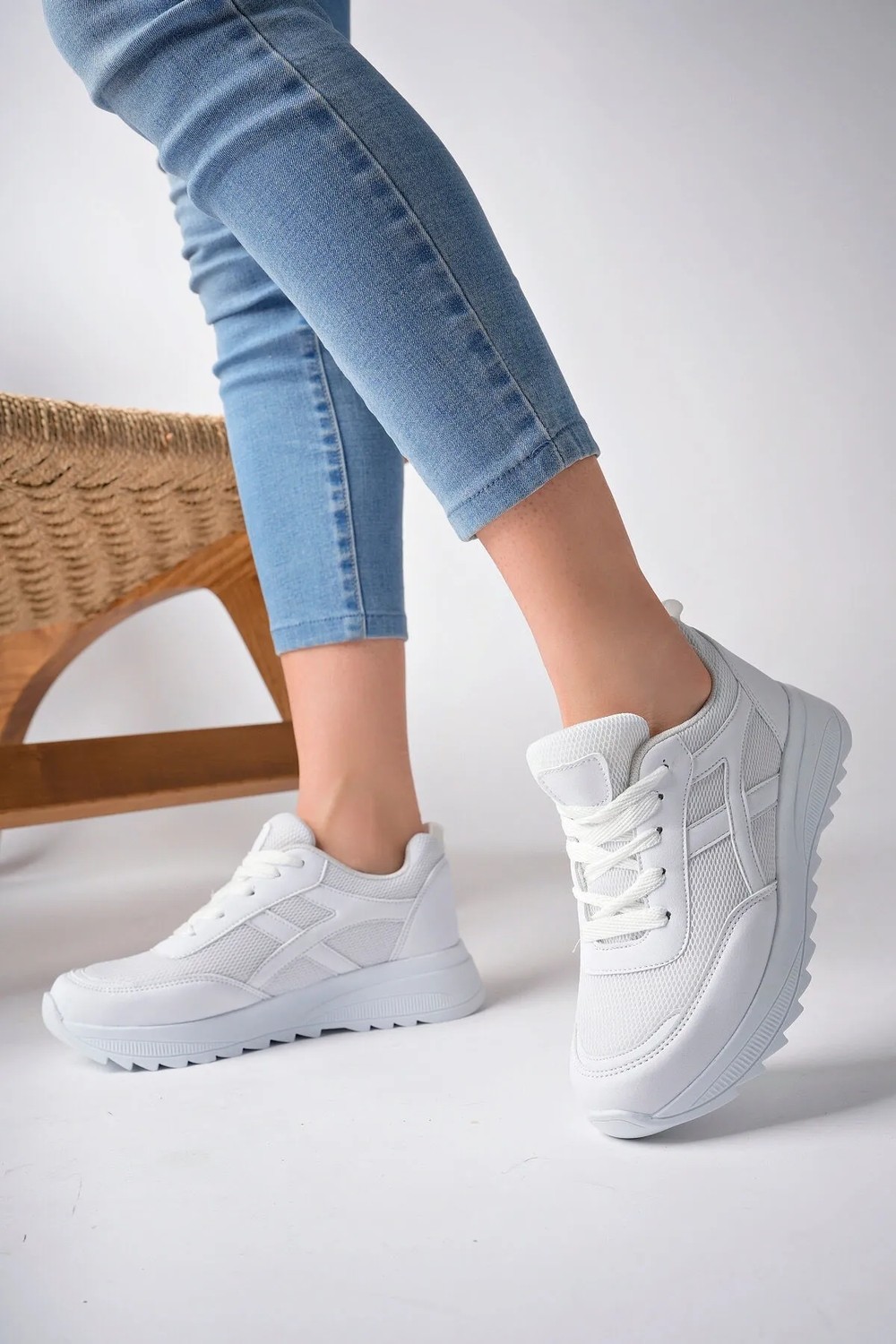 Mcdark Kadın Buz Günlük Sneakers Spor Ayakkabı görsel 8