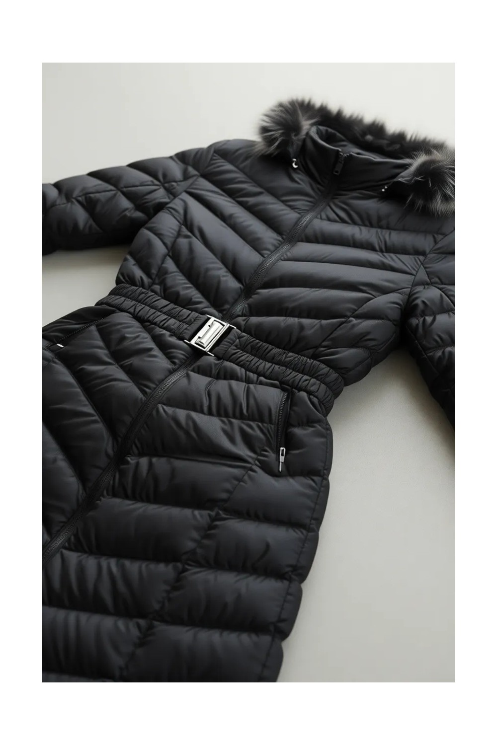 Moda Mihram Kapşonlu Şişme Mont Taba 6155 görsel 8