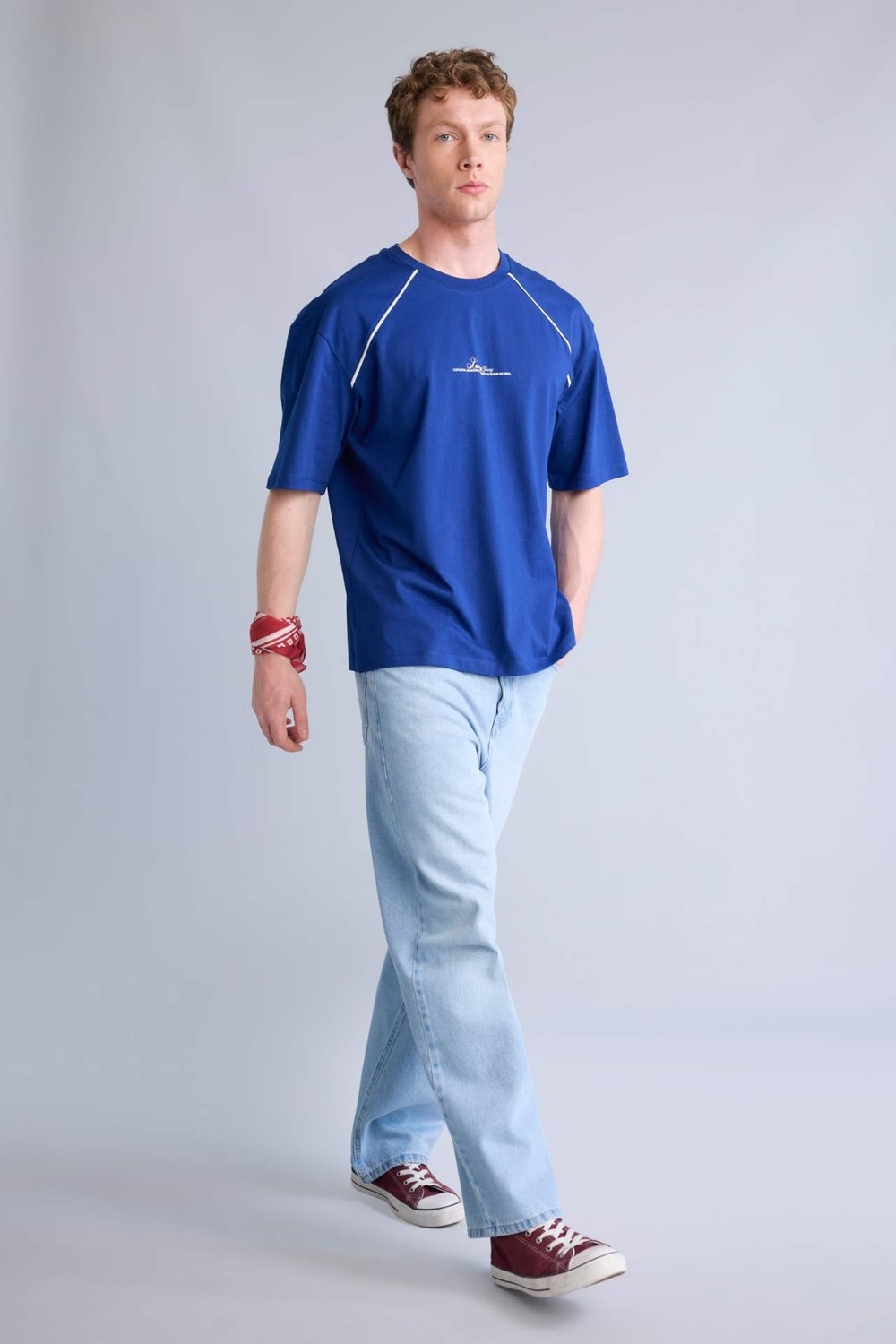 DeFacto Süper Baggy Fit Yüksek Bel Geniş Paça Jean Pantolon I0492AX26SM