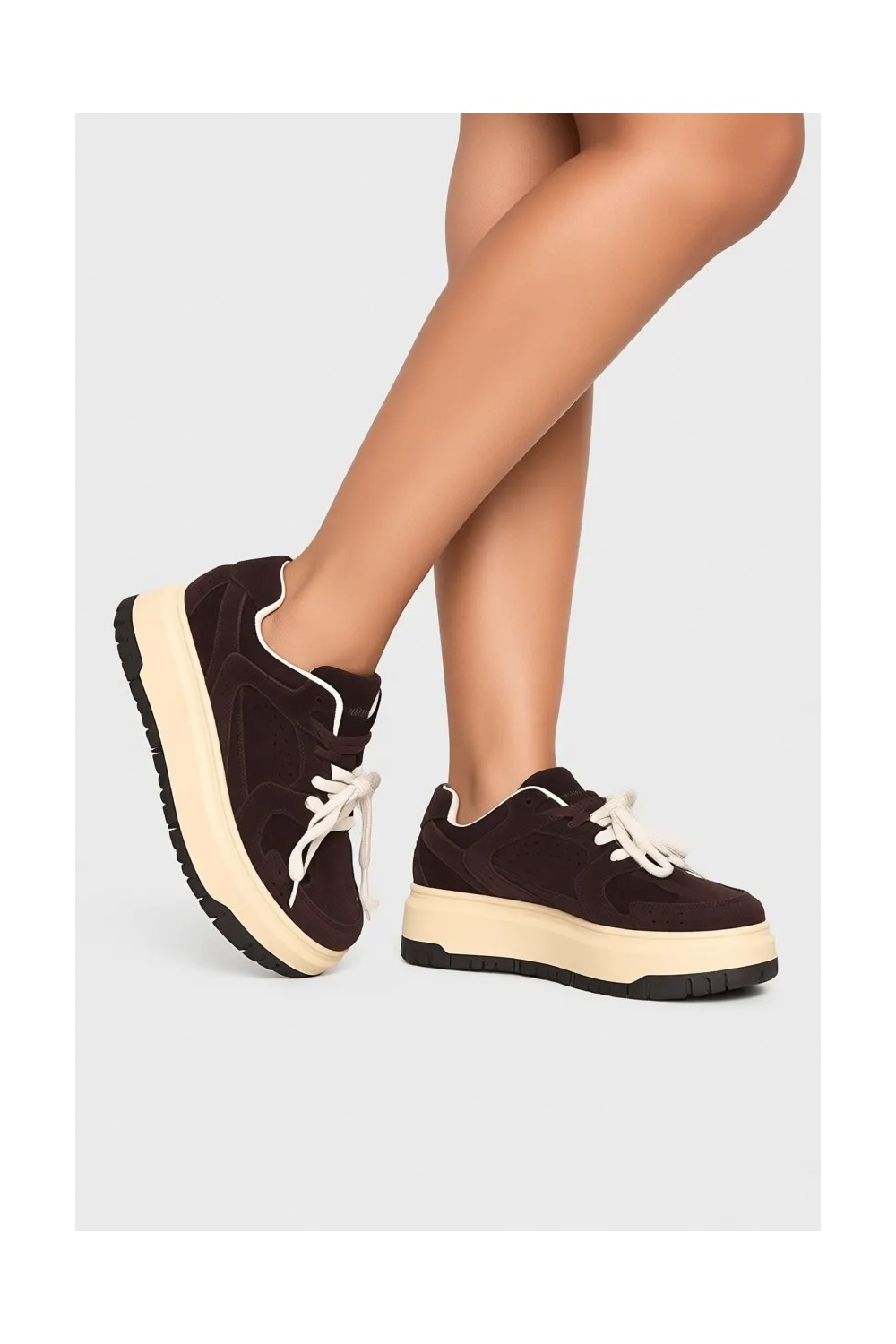 Lufian Kay Kadın Sneaker Ayakkabı Bej görsel 6