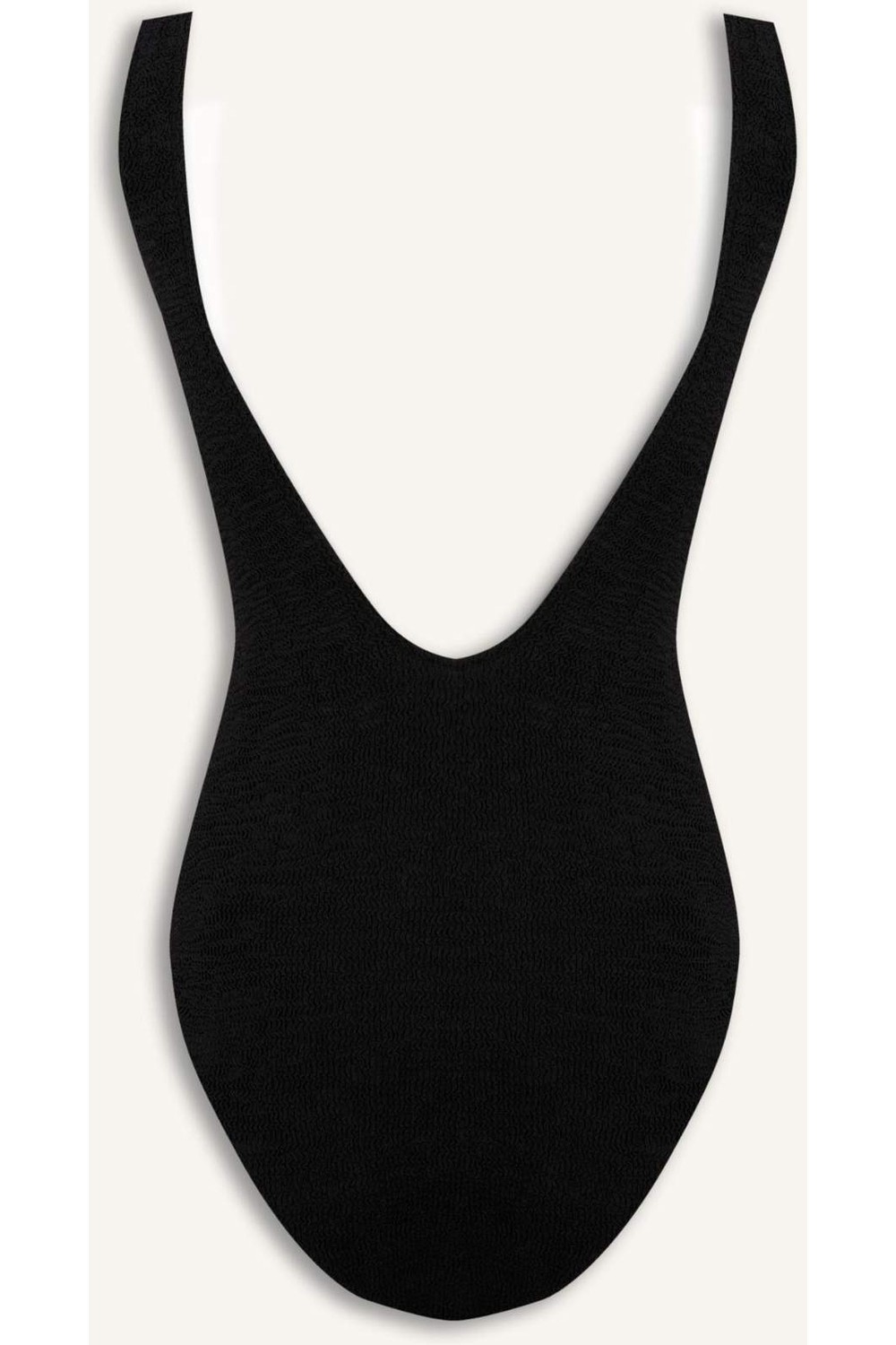DeFacto Regular Fit Kırışık Dokulu Kahverengi Mayo T8005AZ26SM görsel 6