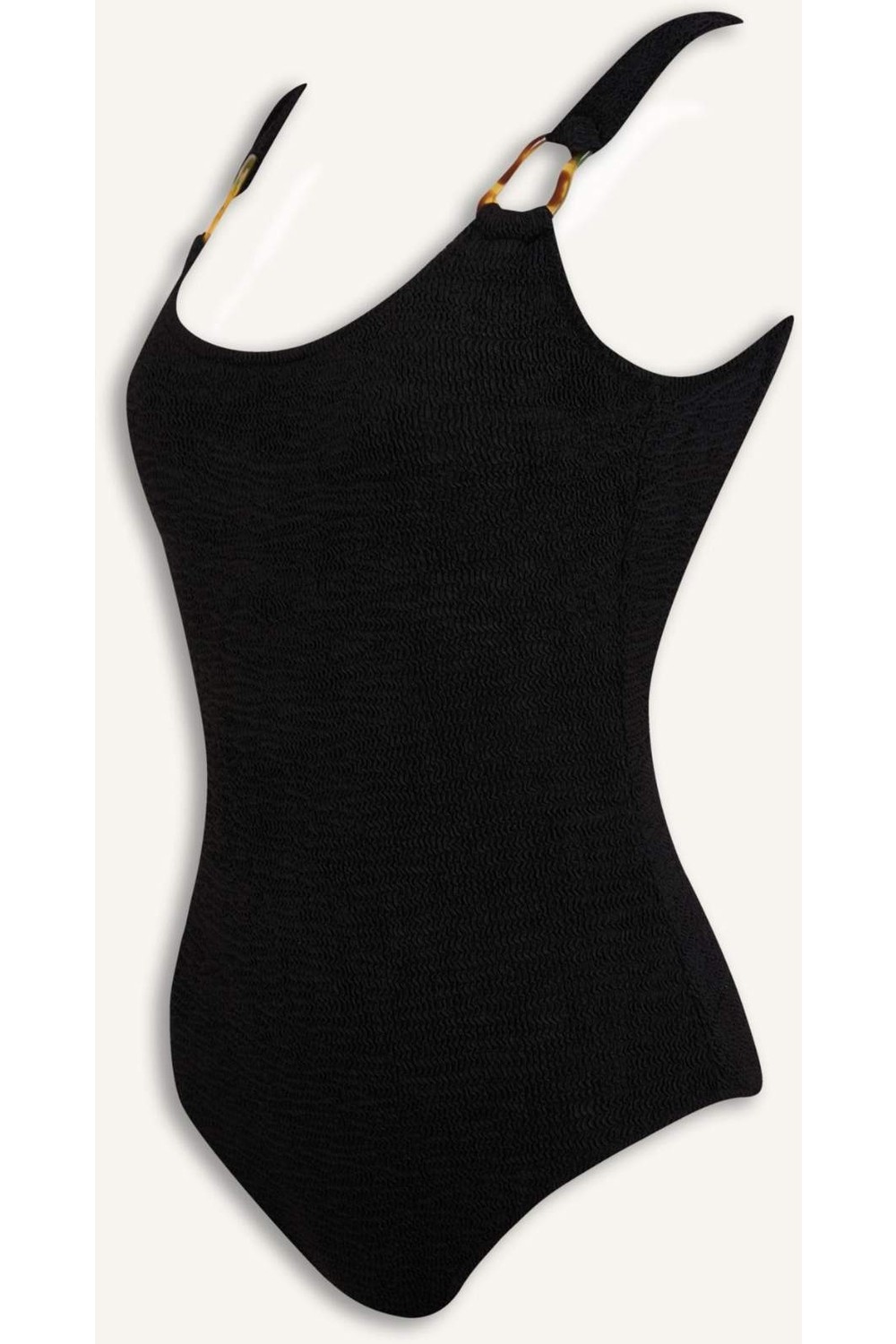 DeFacto Regular Fit Kırışık Dokulu Kahverengi Mayo T8005AZ26SM görsel 8