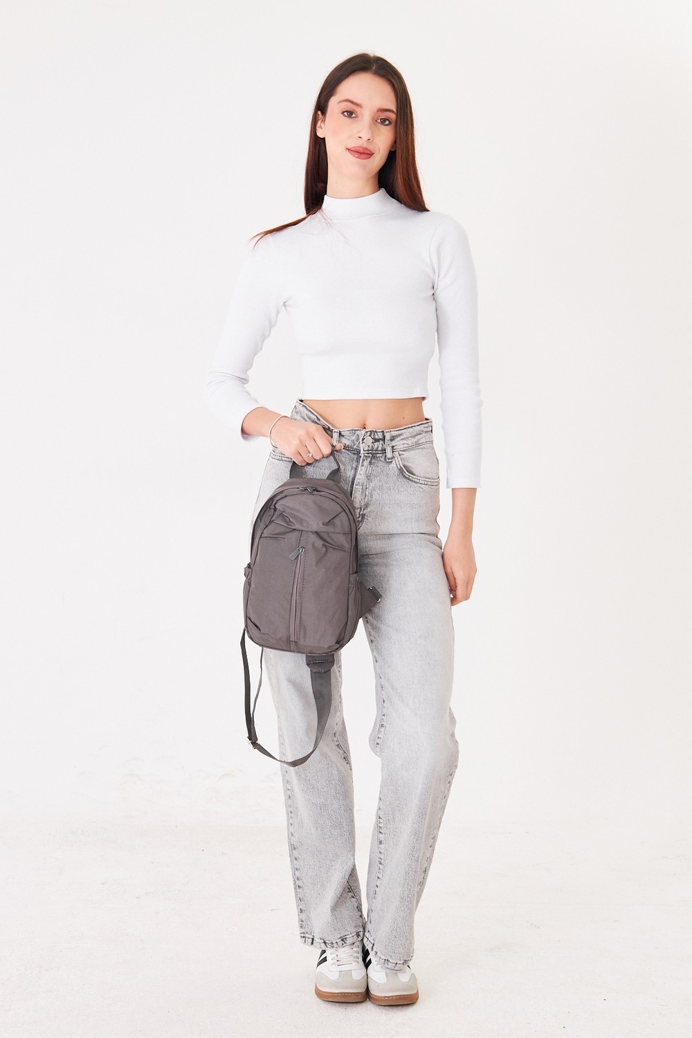Superbag Su Itici Kumaş Çapraz Askılı Omuz ve Bel Çantası Unisex Günlük Kullanım Çanta SPR-6590 görsel 8