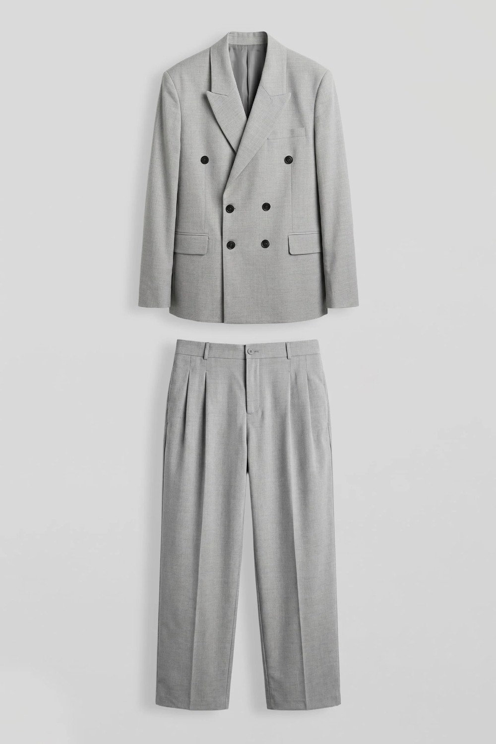 Abluka Online Erkek Oversize Kruvaze Modern Takım Elbise Bej