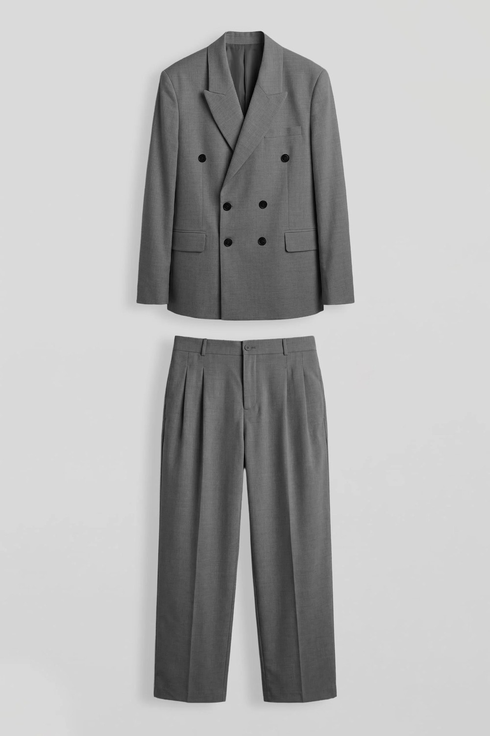 Abluka Online Erkek Oversize Kruvaze Modern Takım Elbise Bej
