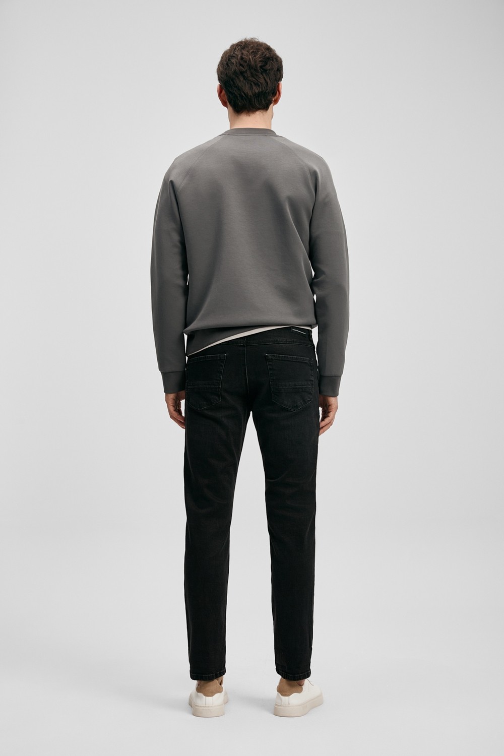 Lufian Wılıam Smart Jean Erkek Pantolon Slim Fit Antrasit görsel 6