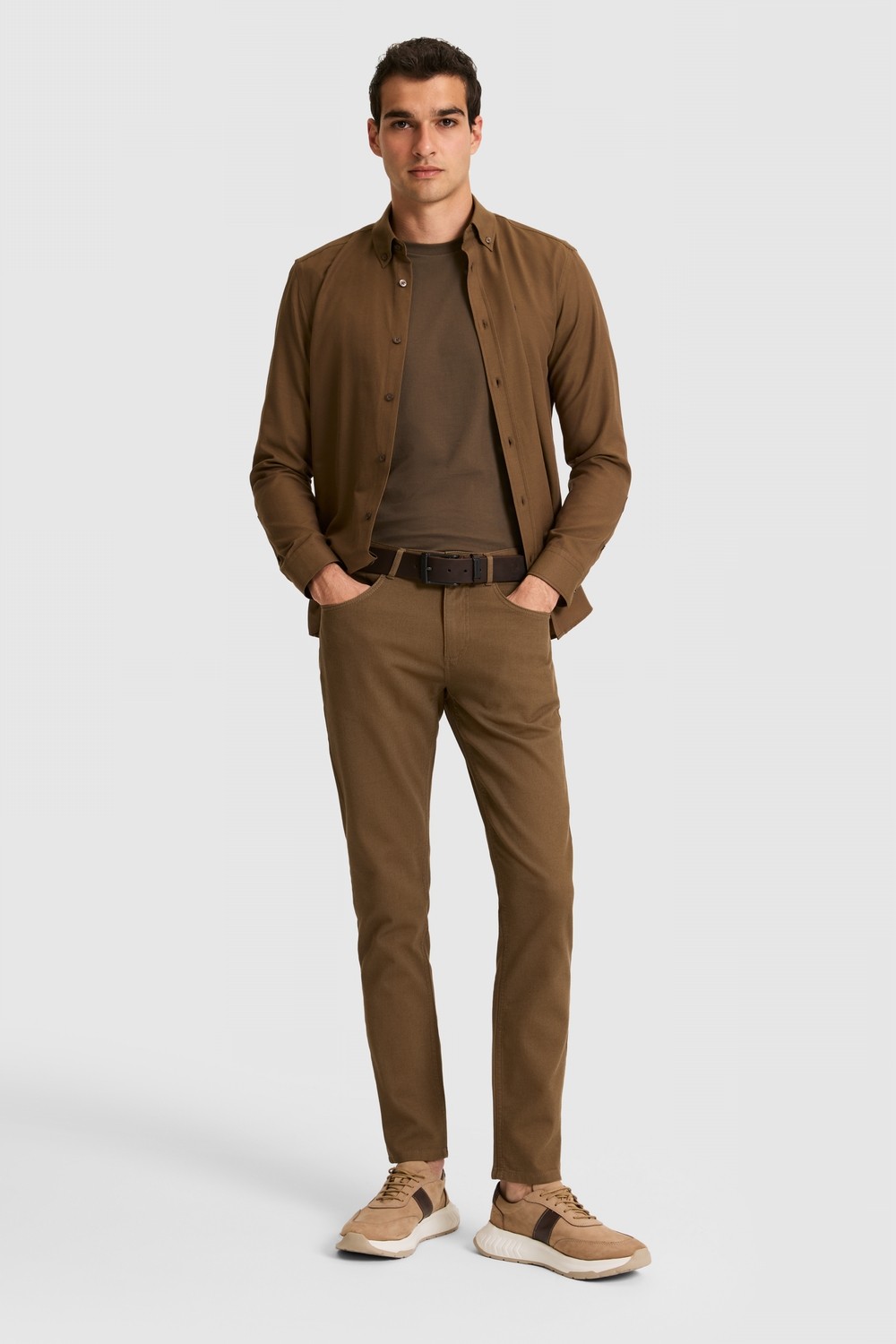 U.S. Polo Assn. Erkek Haki Kanvas Pantolon 50326183-VR027