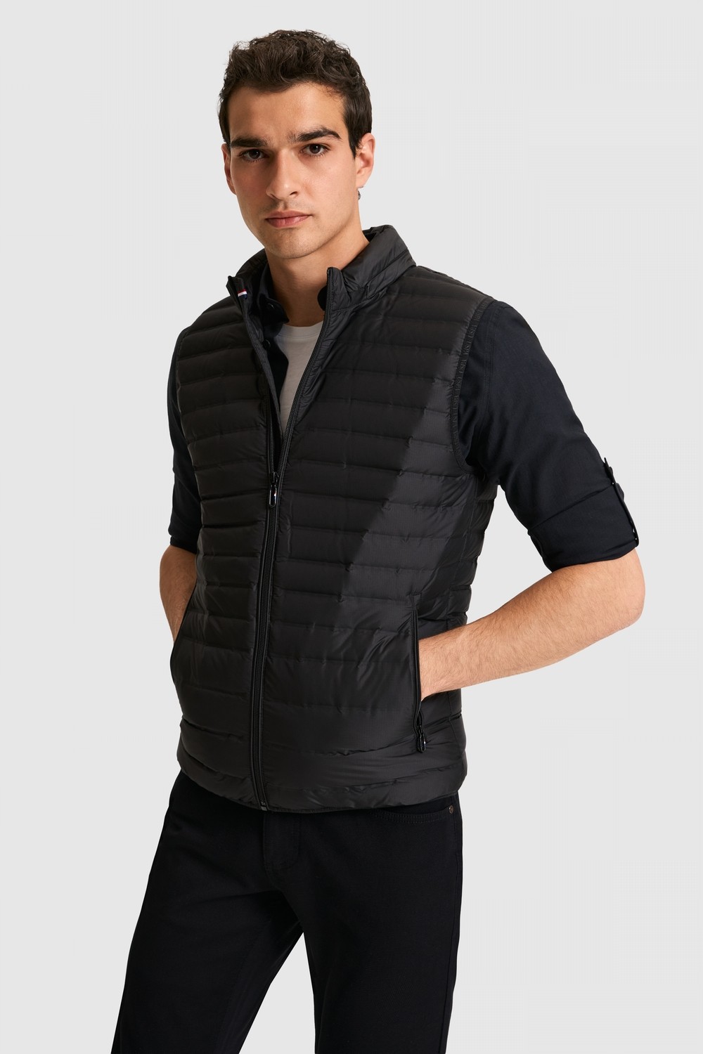 U.S. Polo Assn. Erkek Siyah Yelek 50319225-VR046 görsel 8
