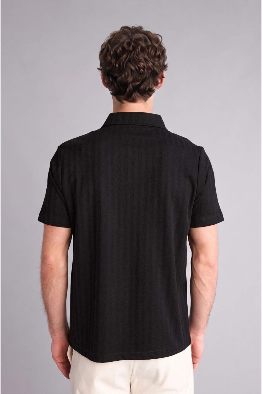 DeFacto Pamuklu Regular Fit Kısa Kollu Polo Tişört H5936AX26SM görsel 5