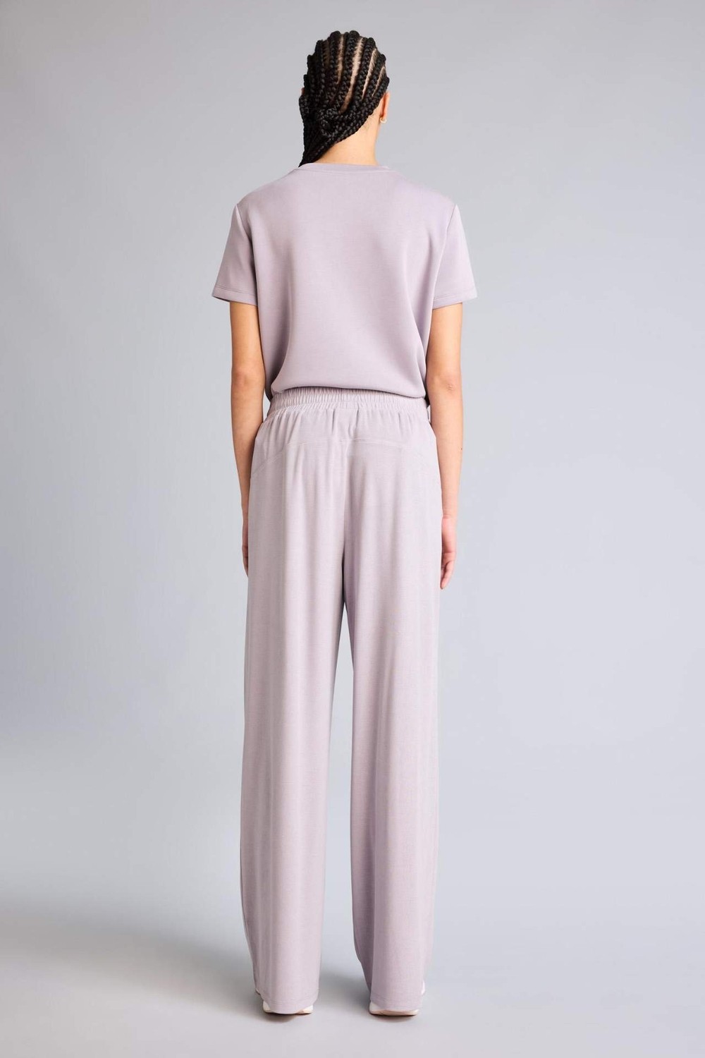 DeFacto Ultra Yumuşak Wide Leg Geniş Paça Standart Boy Modal Sporcu Pantolon G0754AX26SM görsel 6