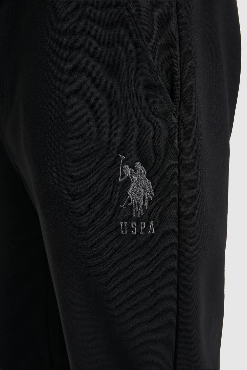 U.S. Polo Assn. Erkek Siyah Eşofman Altı 50322603-VR046 görsel 6