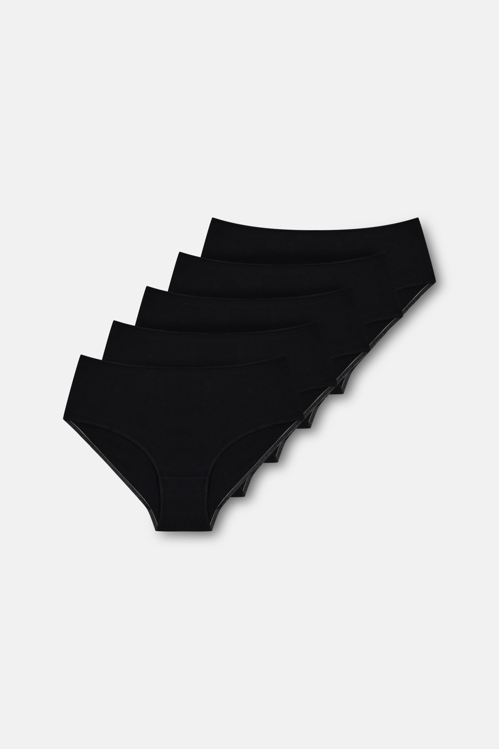 Suwen 5'li Pamuklu Basic Yüksek Bel Slip Külot
