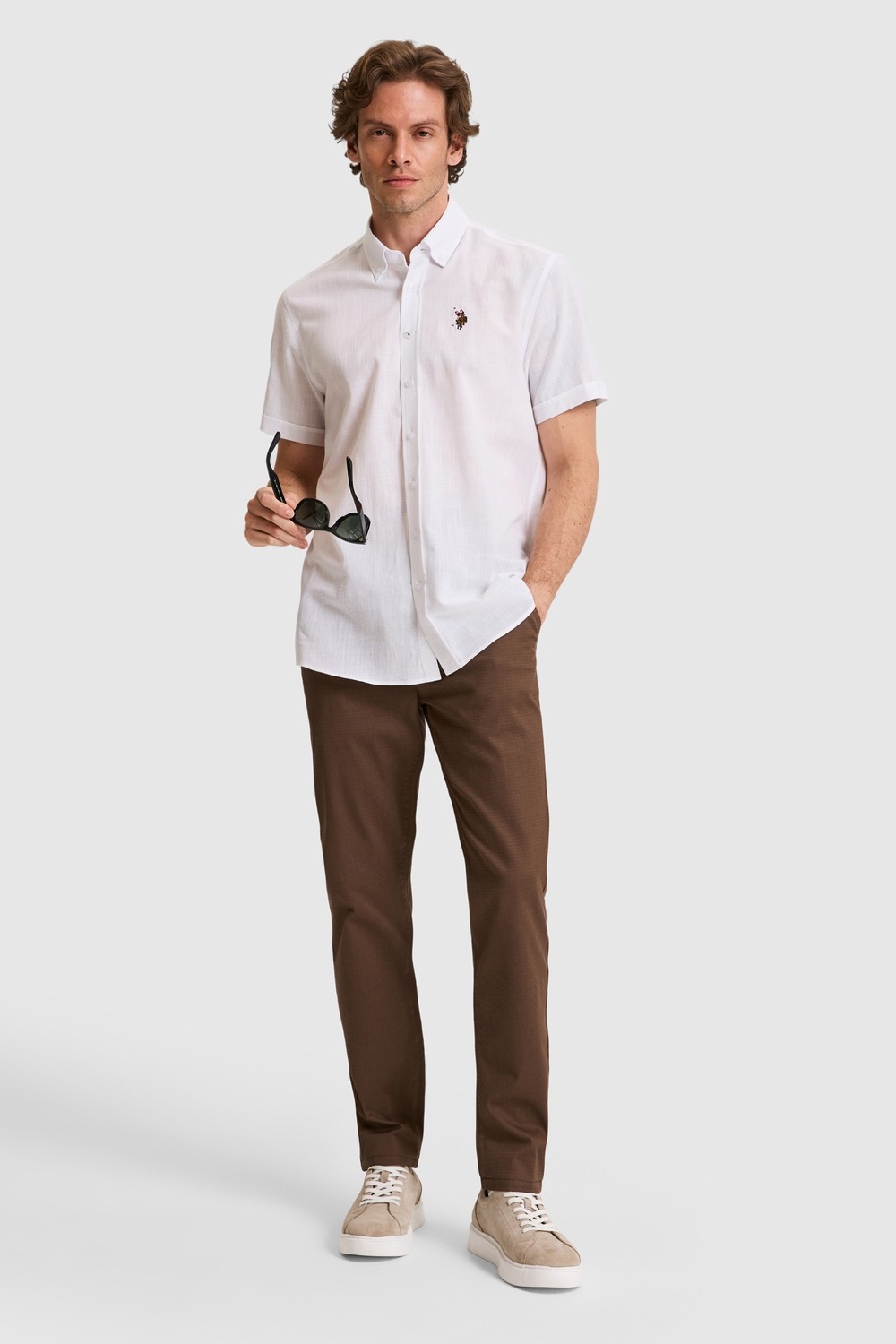 U.S. Polo Assn. Erkek Siyah Kanvas / Chino Pantolon 50322310-VR046