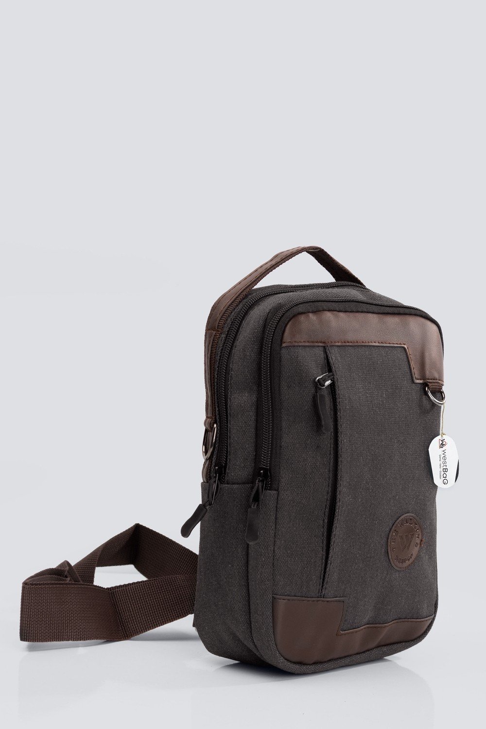 Westbag Kanvas El Omuz Çapraz Askılı ve Göğüs Çantası Bodybag görsel 5
