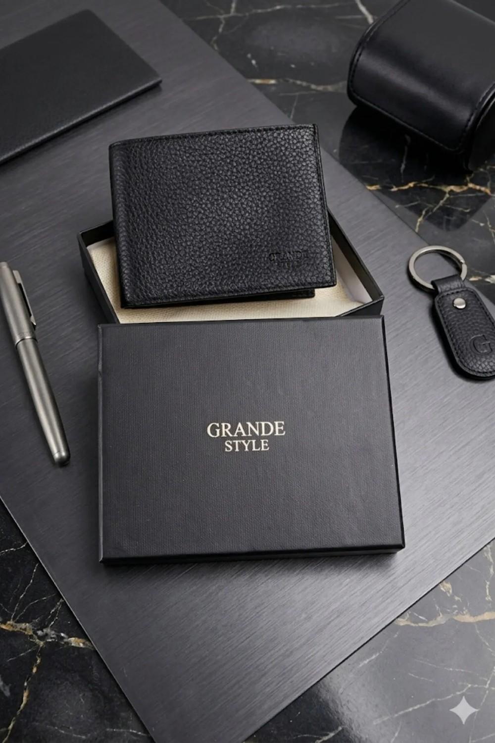 Grande Style 01500 Erkek Deri Ince Cüzdan