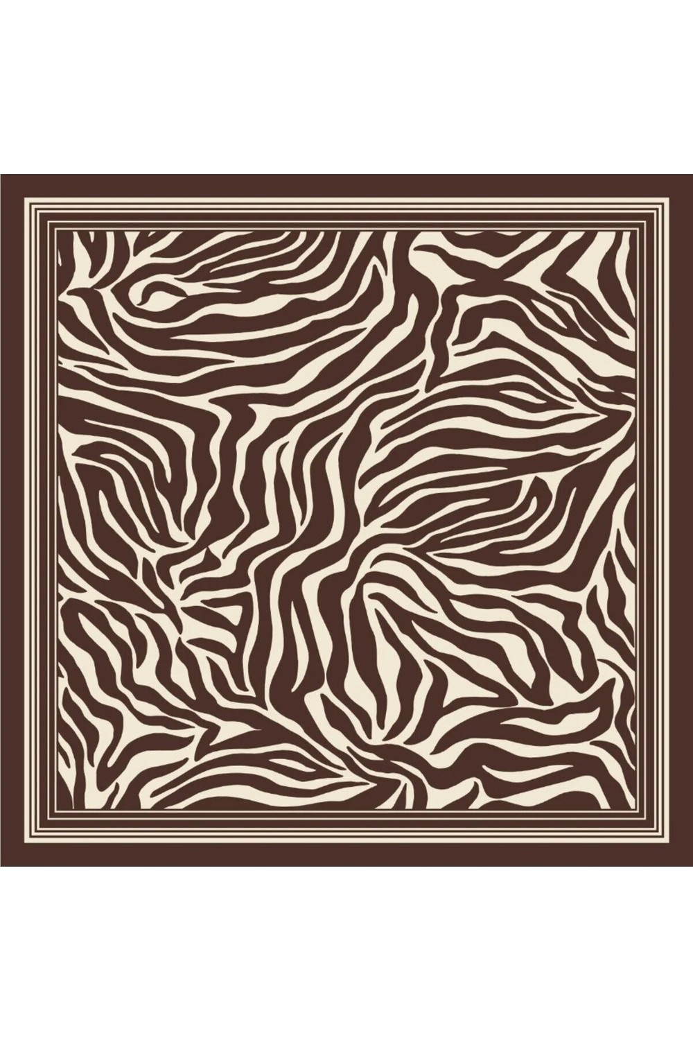 Tarzını Seç Lacivert Queen Fular / Bandana / Aksesuar / Eşarp 90X90 cm görsel 7