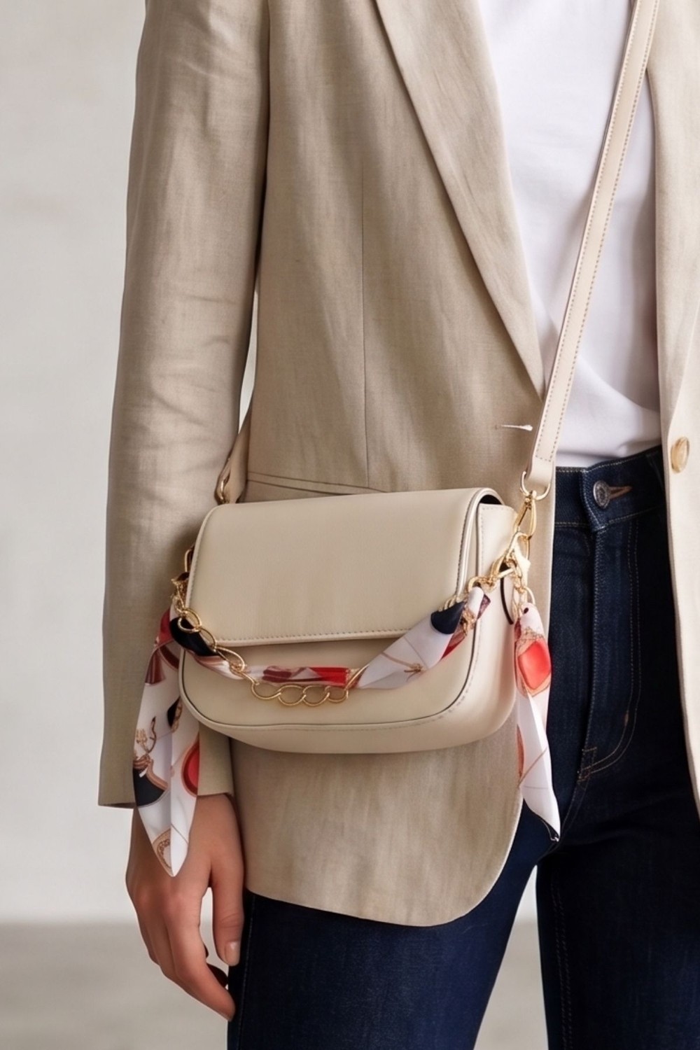 Vivazzaluxe Silk & Chain Model Mini Kadın Deri El, Kol, Omuz Çanta